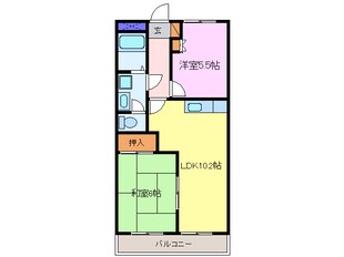 須ケ口駅 徒歩15分 2階の物件間取画像